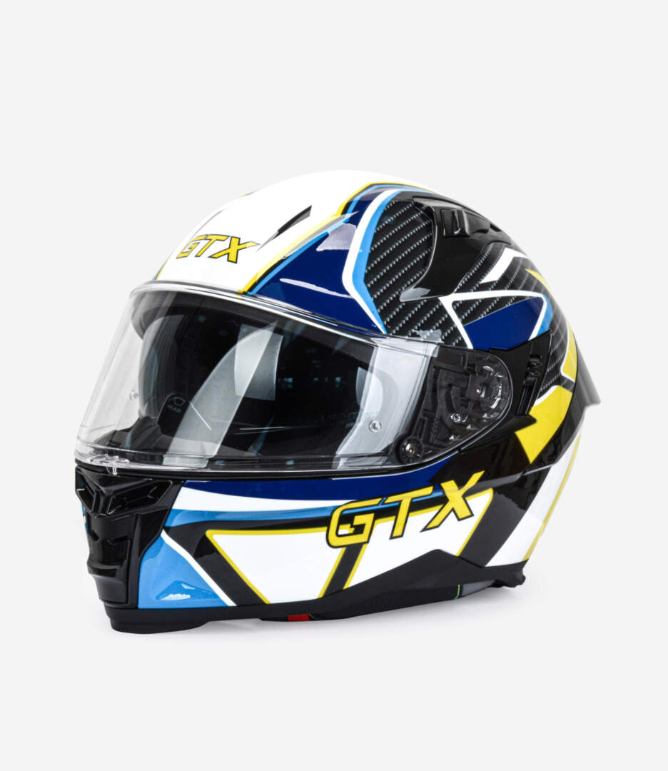 Шлем мото интеграл GTX 910SV №1 (S) BLUE-WHITE